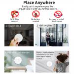 SIXWGH Remote Control Lamp Socket Electronic EU Plug Waterproof Kinetic Energy Switch