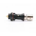 Fischer SS 102 9pin Military Connector With Black Color Chormed for sale