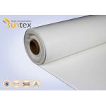 750C Stainless Steel Wire Reinforced Silicone Fiberglass Fabric For Fire Curtain for sale