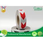 Dark Self Adhesive Arrow Reflective Electrical Warning Tape For Truck / Vehicles for sale
