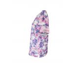 95% Polyester 5% Spandex 4 Way Stretch Scrubs Top Stretch Printing
