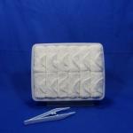 White coton disposable airline hot towel for sale