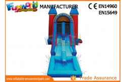 China Customized Inflatable Bouncy Castle With Water Slide TUV ROHS EN71 supplier