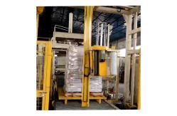 China Fully Automatic Stretch Wrap Machine for Red Bricks Packing with PLC Control supplier