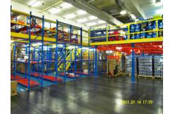 China Powder Coat Steel Rack Supported Mezzanine supplier