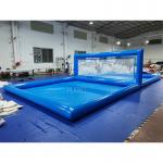 Portable Air Sealed Inflatable Volleyball Pool Court Inflatable Volleyball Field Floating Volleyball Court For Sale for sale