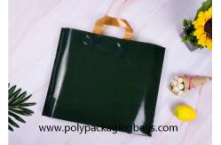 China Biodegradable 0.13mm Poly Plastic Loop Handle Bags supplier