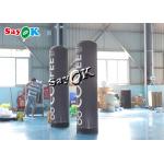 Customized 2.5m 8ft Inflatable Advertising Pillar With Logo Printing