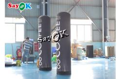 China Customized 2.5m 8ft Inflatable Advertising Pillar With Logo Printing supplier