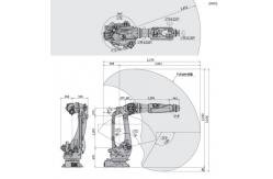 China 6 Axis Robot Multi Axis Robotic BX250L  With High Load 250kg supplier