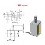 26V DC Power 2mm Itinerary Push Pull Solenoid