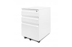 China 1.0mm Anti Tilt Lateral 2 Drawer Steelcase Mobile Pedestal With Cushion supplier