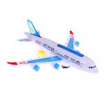 DIY Assembly Airbus Aircraft Autopilot Flash Sound Musical Lighting Toys Electric Airplane Toy For Children Kids for sale
