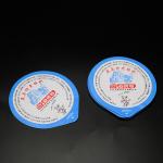 65mm 99mm Die Cut Yogurt Foil Lid Lemonade Plastic Cup Foil Lid ODM Easy Peel Off for sale