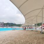 High Durability Musical Lighting Effects Wave Pool Equipment For Recreational Water Parks for sale