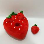 New Strawberry Pet Toy Safe Customizable Dog Toy BSCI Factory for sale