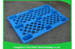 China Small Single Bottom Light Duty Nestable Plastic Pallets 1100*800*135mm supplier