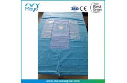 China Customized Orthopedic Hip Drape With Double Pouch supplier