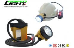 China 25000lux 3W 10.4Ah Rechargeable LED Mining Headlamp supplier