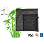 Printed Black Laundry Net Bag , Machine Washable Waterproof Diaper Bag for sale