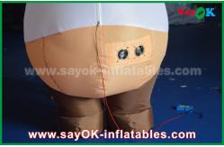 China Customized White Yellow Inflatable Model Cows / Bear Shaped For Amusement Park supplier