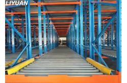 China First In First Out Gravity Flow Pallet Rack With Steel Rollers Robot Welding supplier