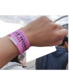 Custom Tyvek Event Wristbands Barcode Number Waterproof Event Party VIP Identification Admission Paper Bracelet Band for sale