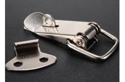China 120kg Silver Tone Spring Loaded Hasp Catch Lock Buckle supplier
