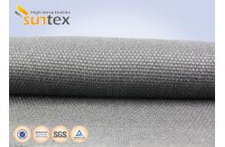 China Fireproof Blanket 29OZ Graphite Coated High Temperature Fabrics Plain Pattern supplier