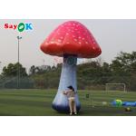 Giant Inflatable Mushroom Model Plant For Wonderland Blow Up Mushroom With Flower