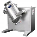 Rotating Drum 3D Sugar Salt Medicine Powder Blending Machine for sale