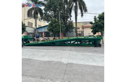 China 20Ton Container Dock Ramp Adjustable Height Mobile Ramp For Forklift supplier
