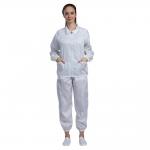 Clean Room OEM ESD Anti Static Clothing Dustproof Women Fire Resistant for sale