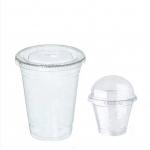Disposable PLA 9 Oz Compostable Cups U Shaped Custom Printed for sale