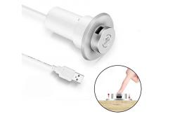 China ABS Desk Grommet High Safety USB Table Hub Generous 3.1A Power Supply supplier