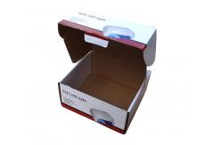 China Custom Folded E-Flute Corrugated Cardboard Shipping Box Packaging Supplier supplier
