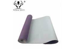 China TPE Single Layer Yoga Exercise Mat With Customized Embossing Logo supplier