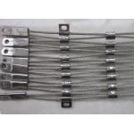 Buckle Wire Rope Mesh Flexibility Customized Stainless Steel Non Rusting For Fence
