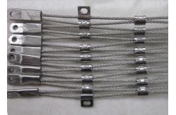 China Buckle Wire Rope Mesh Flexibility Customized Stainless Steel Non Rusting For Fence supplier