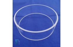China Factory custom high temperature resistant quartz glass tube quartz glass ring supplier