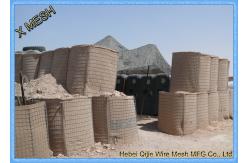 China Hot Galvanized Welded Wire Mesh Sheets / Panels Barrier For Military ASTM Standards supplier