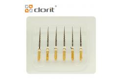China CM WIRE 25mm S2 Root Canal Files Gold Heat Activation Files Dental Equipment supplier