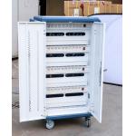 Charging Cart AC Charging DC Charging And USB Type A Type C Vault Storage IPad Charging Cabinet With Wheels For Classroom for sale