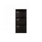 Waterproof Powder Coated Steel 3 Drawer Filing Cabinet for sale