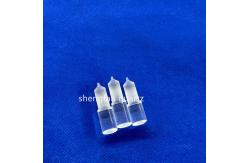 China Custom High Light Transmittance High Purity Full Transparent Slotted Quartz Rod Quartz Boat supplier
