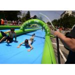 Fire Retardant Outdoor Street Dry And Wet Slides For Amusement Park / Festival for sale