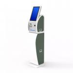 17 inch CPU i3 SSD Ticket Kiosk Machine Customized QR Code Scanner for sale