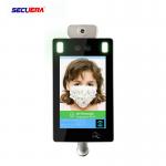 Infrared Temperature Terminal 200W pixel Face Recognition Thermometer for sale