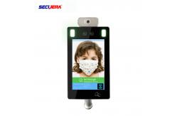 China Infrared Temperature Terminal 200W pixel Face Recognition Thermometer supplier