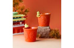 China Unique 3D Ceramic Coffee Cup Customizable supplier